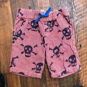 Mini Boden boys size 5Y adorable pirate shorts